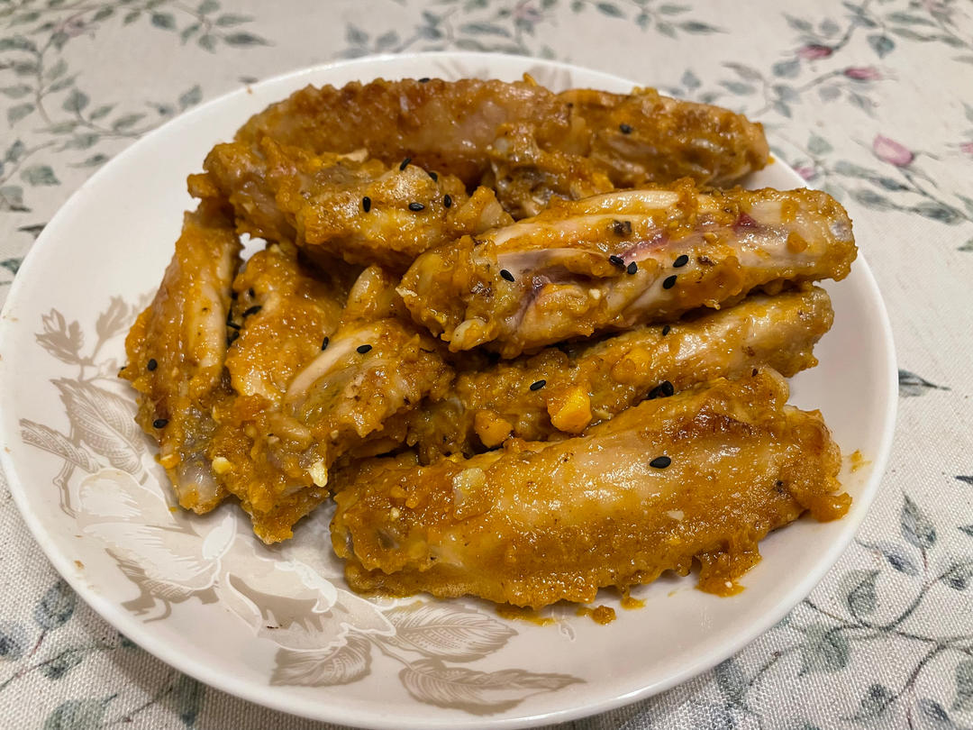 金沙鸡翅【咸蛋黄焗鸡翅】
