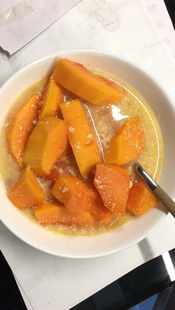 joker08做的椰汁木瓜(哺乳期最爱)