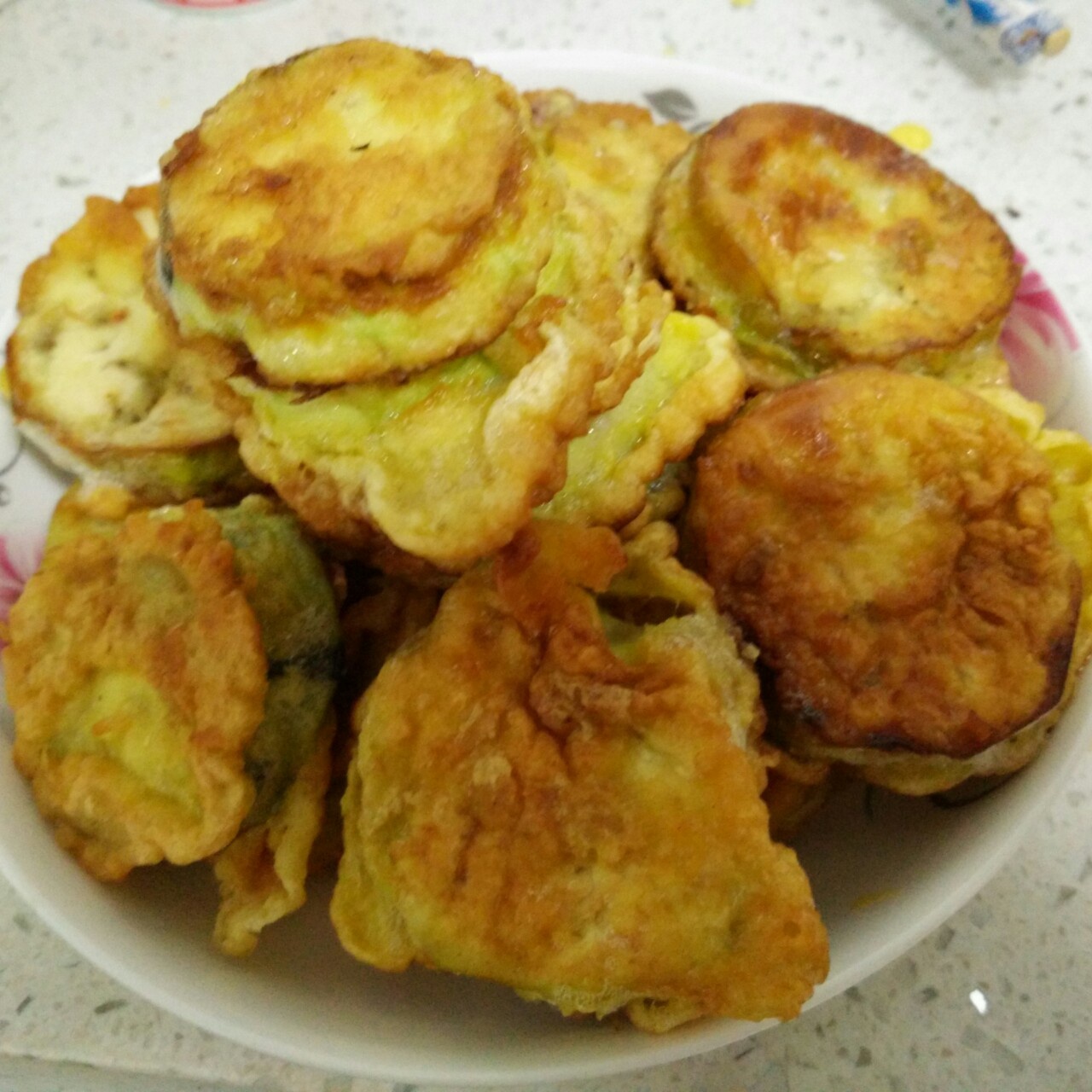 gemma_momo做的油炸茄子饼