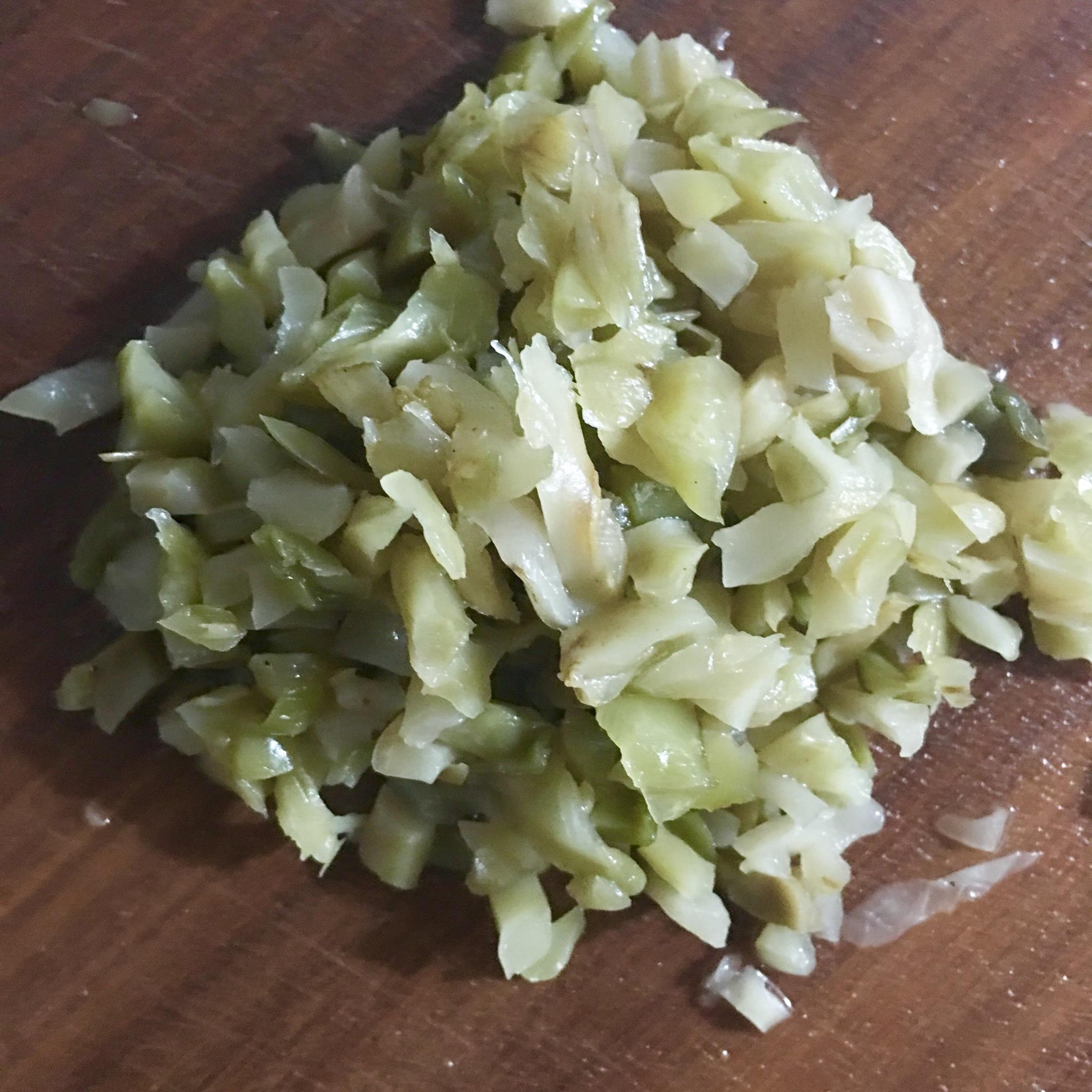 榨菜豆豉牛肉酱的做法 步骤2
