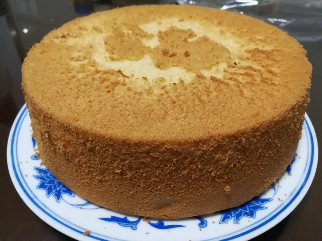 超好记八寸戚风蛋糕（后蛋法）