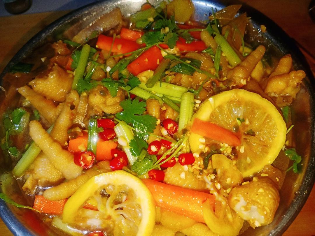 抖音网红百香果柠檬凤爪