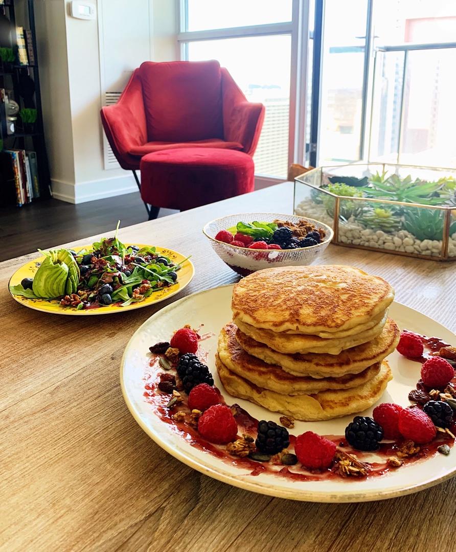 Bills的Ricotta Cheese Pancakes（意大利乳清干酪松饼）