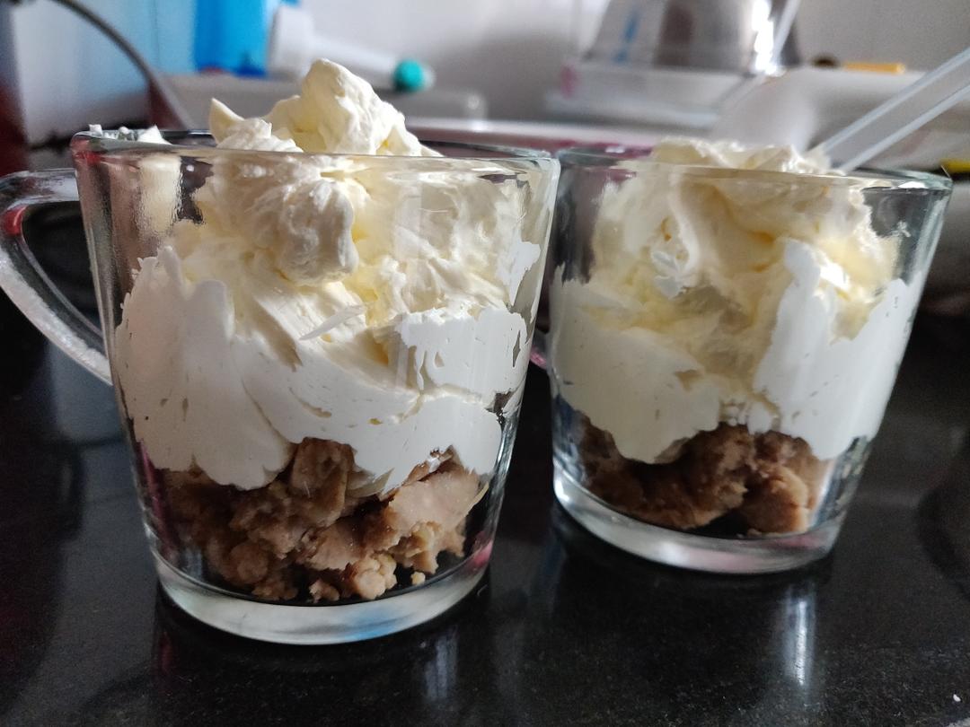 奶油栗子杯的做法