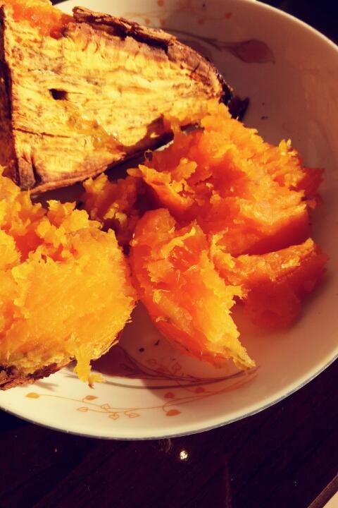 【烤箱版烤红薯】