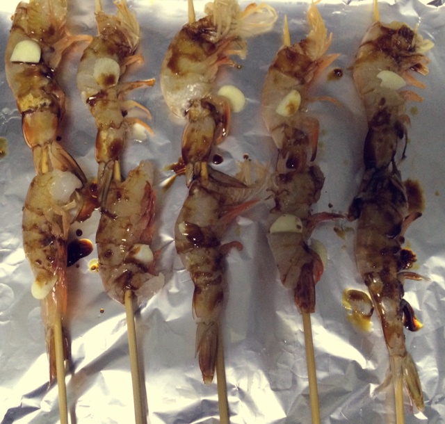 盐烤虾
