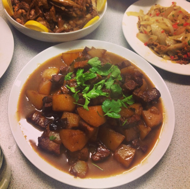 土豆烧肉