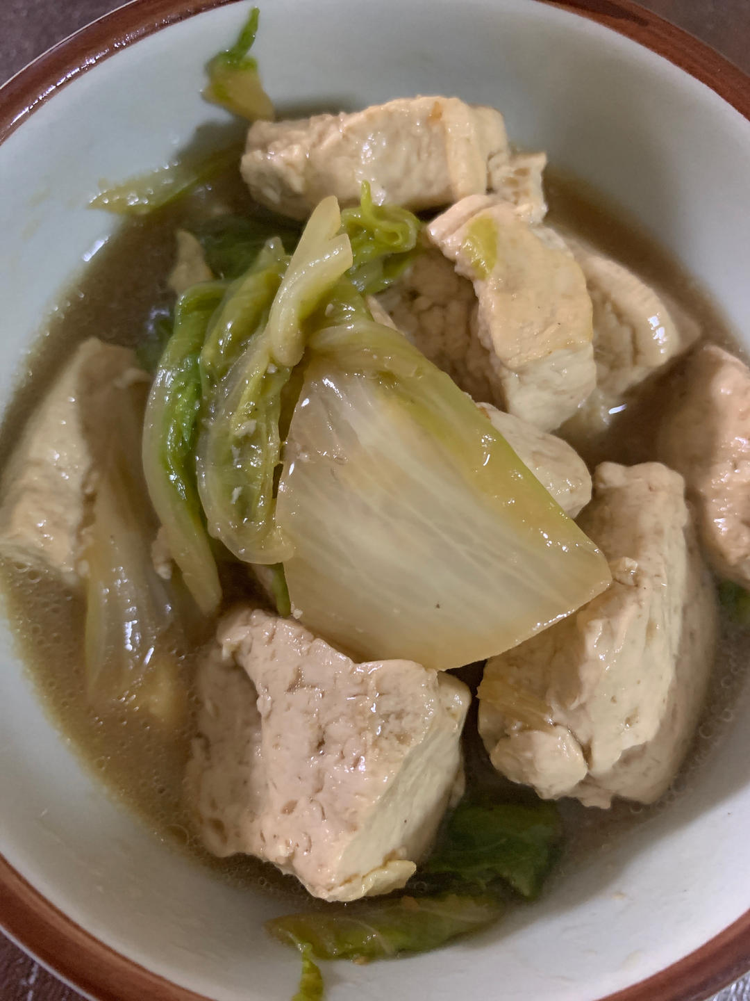 冬季最爱的家常菜！大白菜炖大豆腐或干豆腐