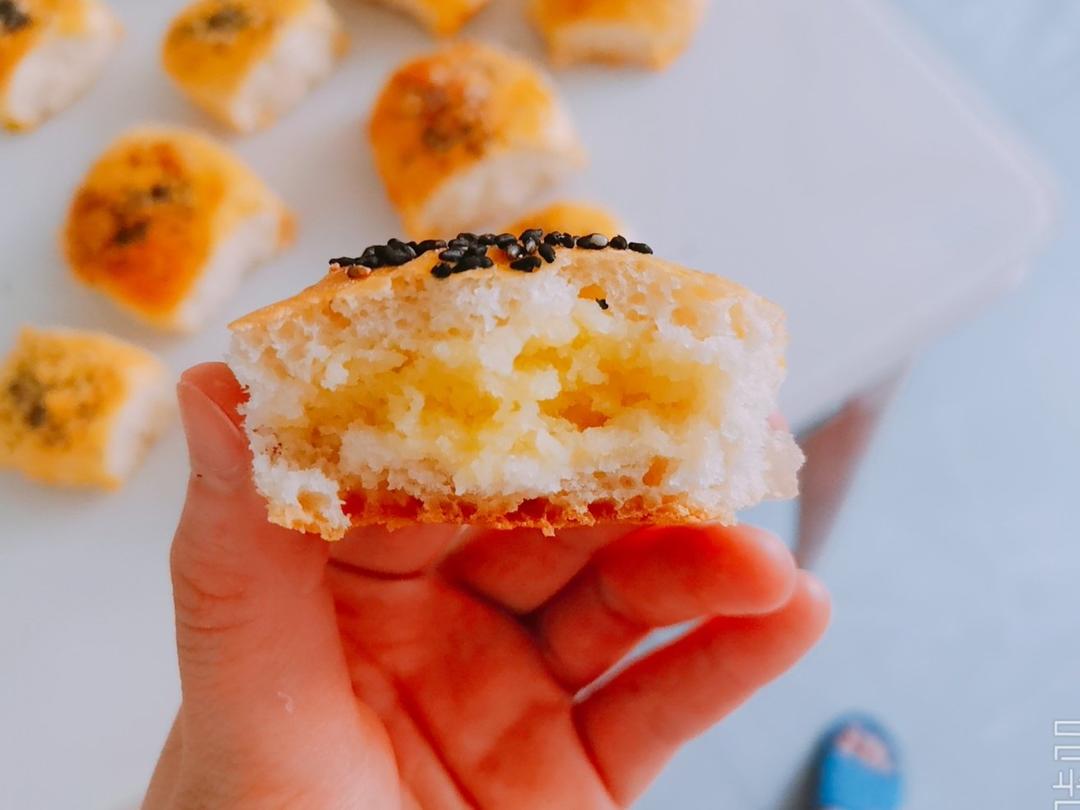 奶黄小餐包（低卡简单好吃的奶黄馅）