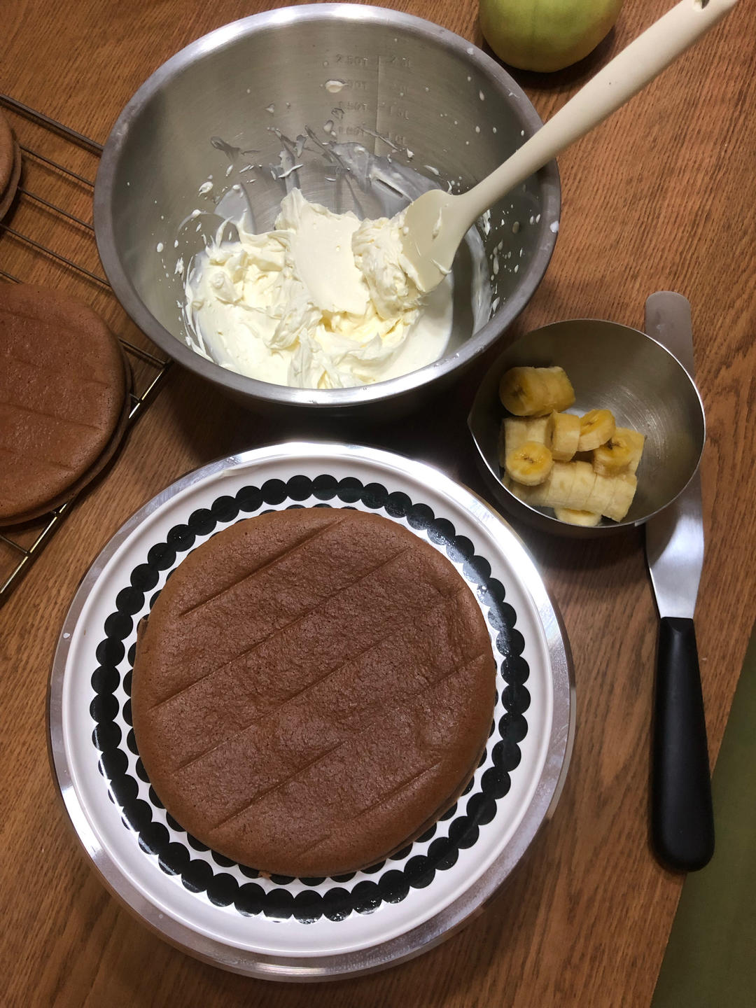 《Tinrry+》香蕉巧克力戚风裸蛋糕（6寸）~浓郁巧克力，香甜软糯的香蕉果肉~