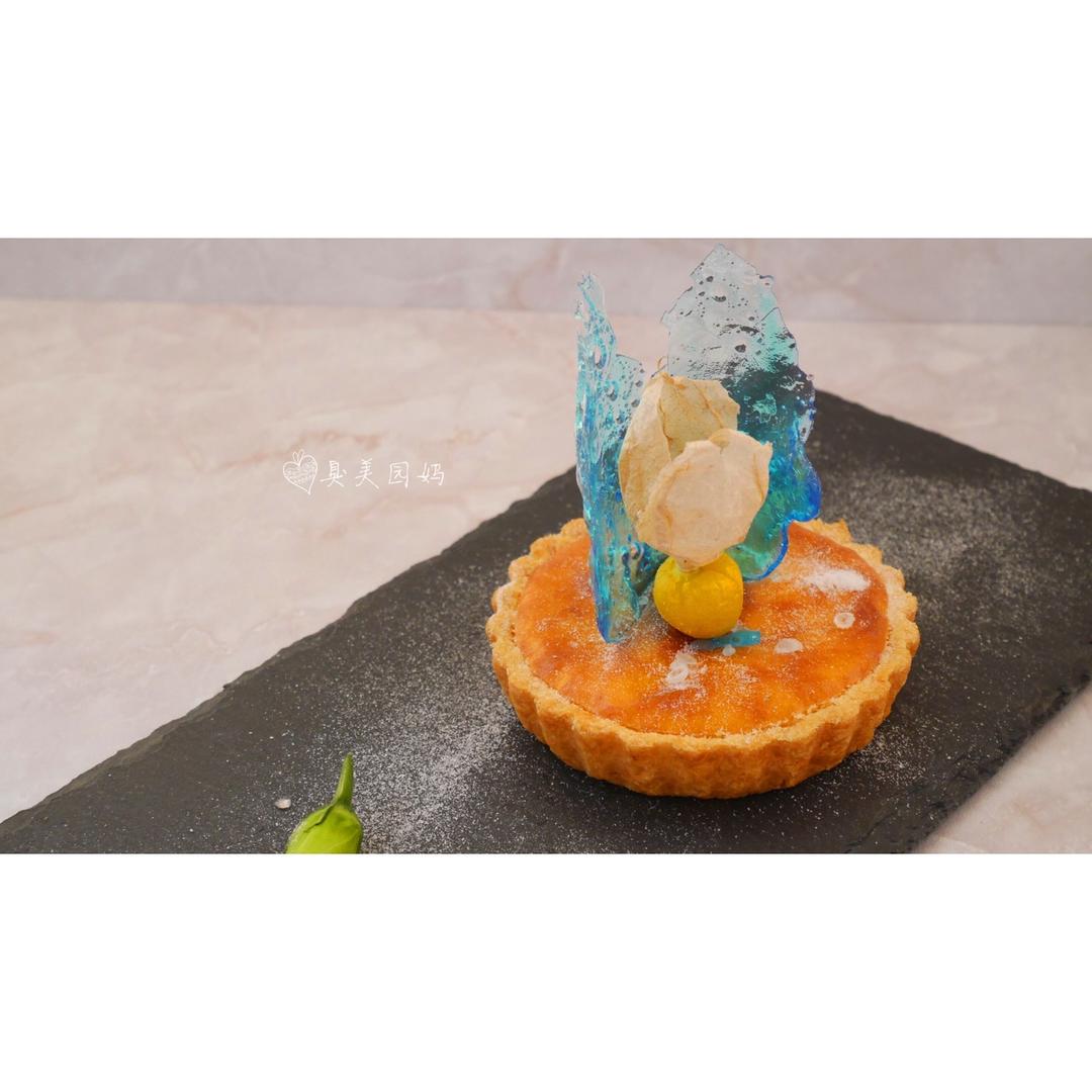 蔓越梅浸桃肉起司派