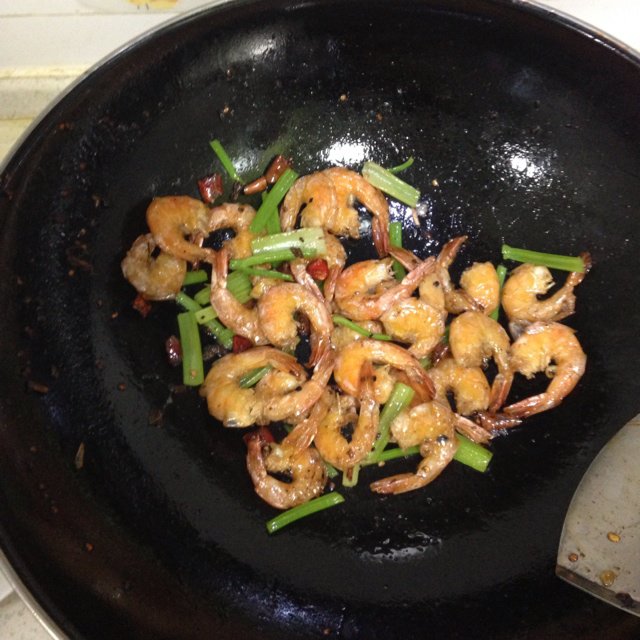 香辣油焖大虾干