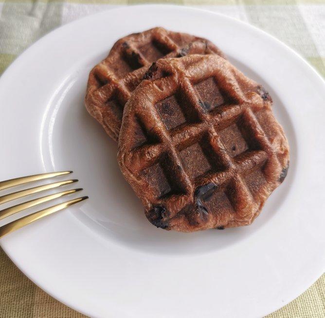 双重可可巧克力华夫饼（发酵版）