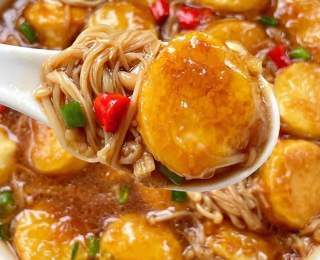 超下饭❗日本豆腐炒金针菇+牛肉末