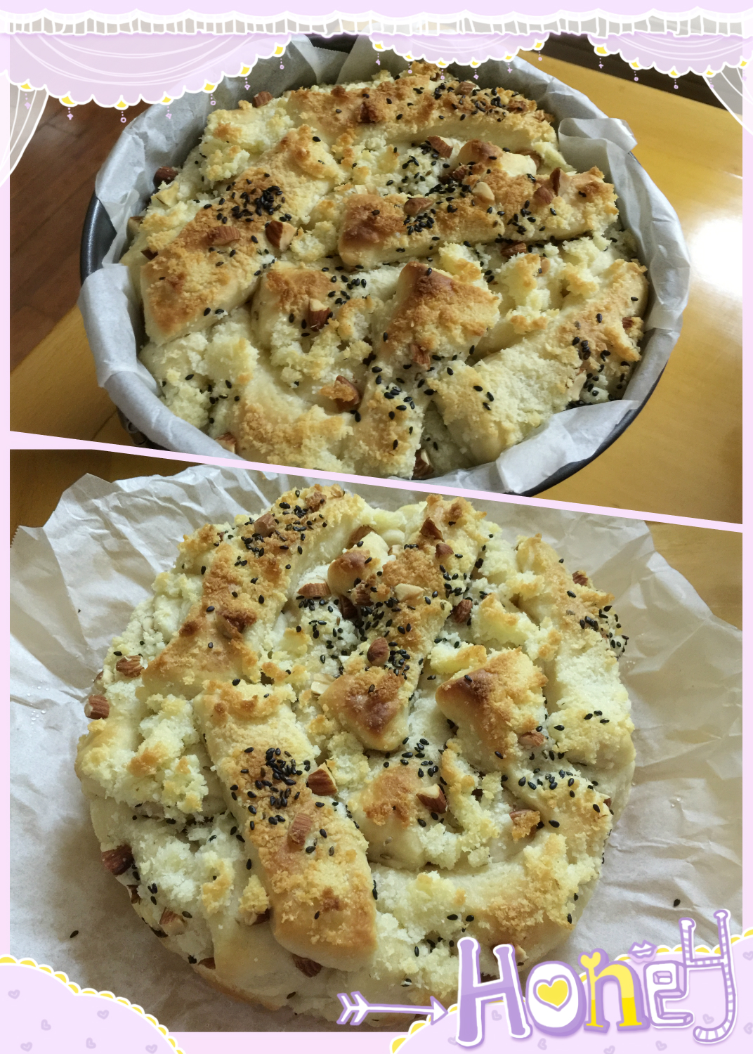椰蓉炼乳面包--口感极好   #皮黑森林#