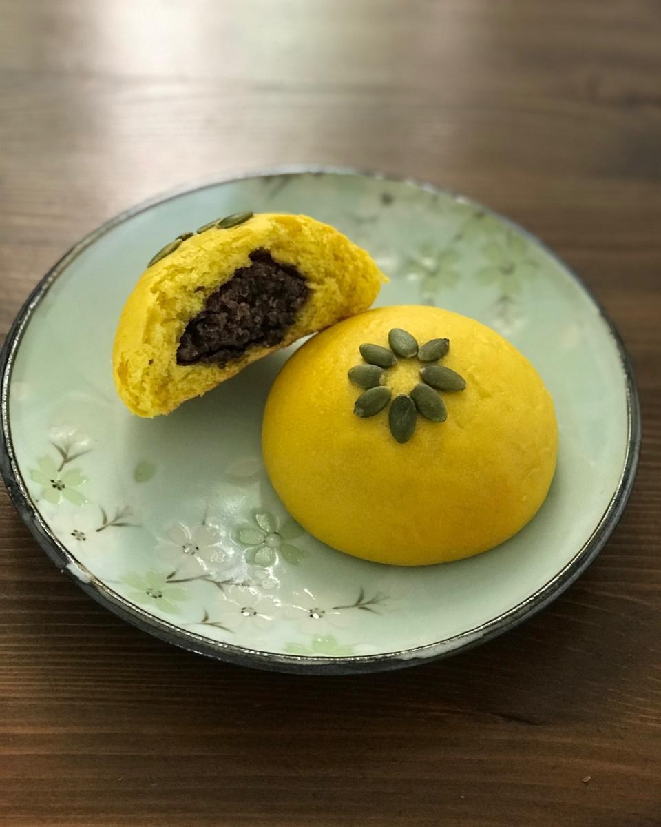 南瓜红豆包
