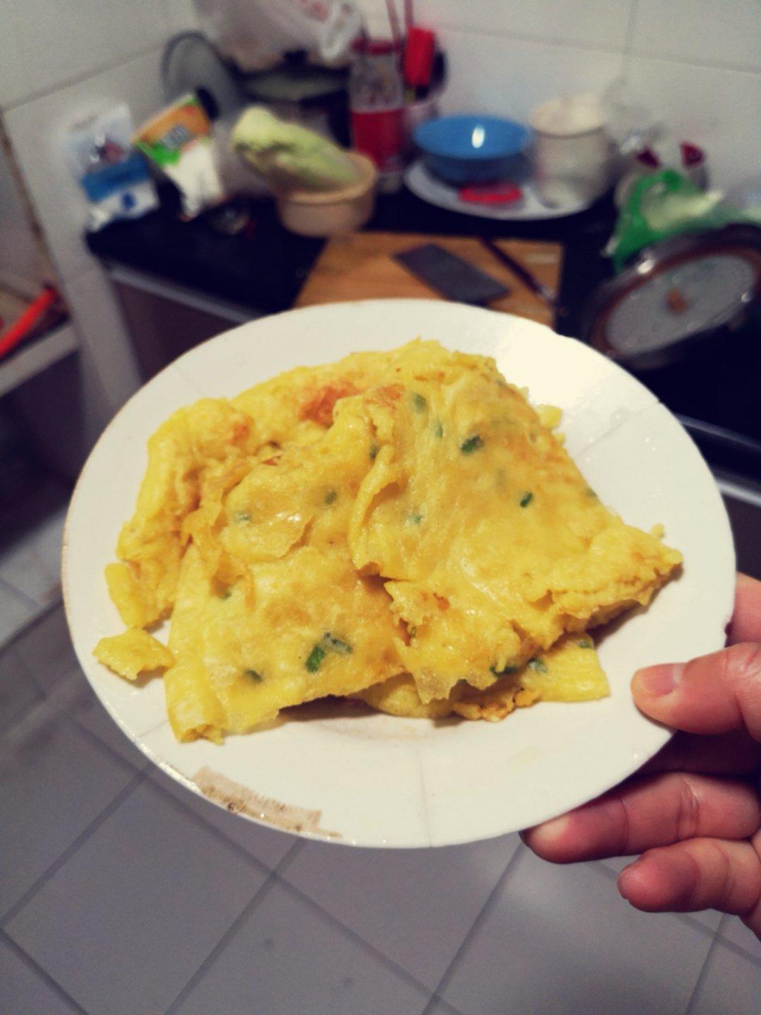 香葱鸡蛋饼