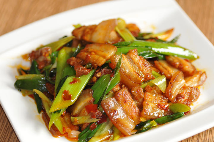 蒜苗小炒肉的做法