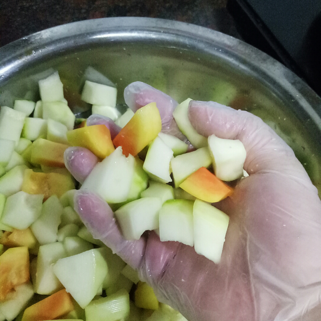爽口腌木瓜的做法 步骤9
