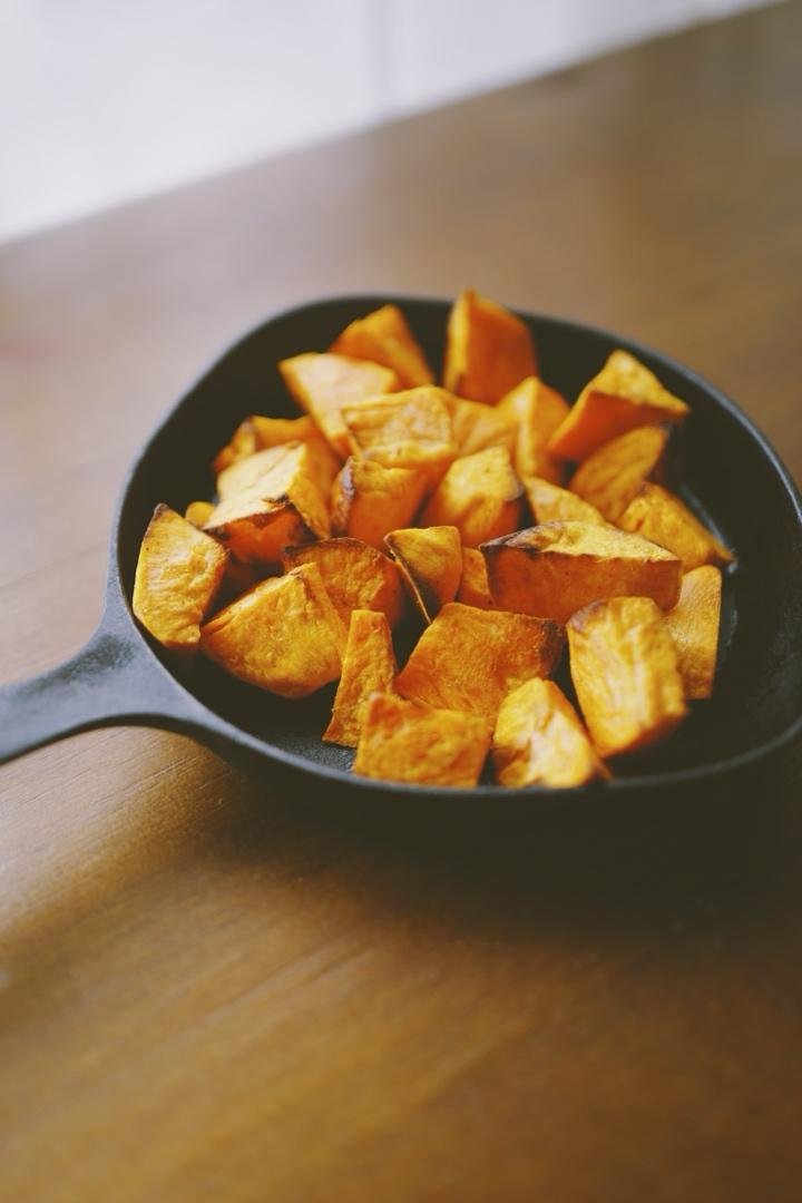 香烤土豆红薯块