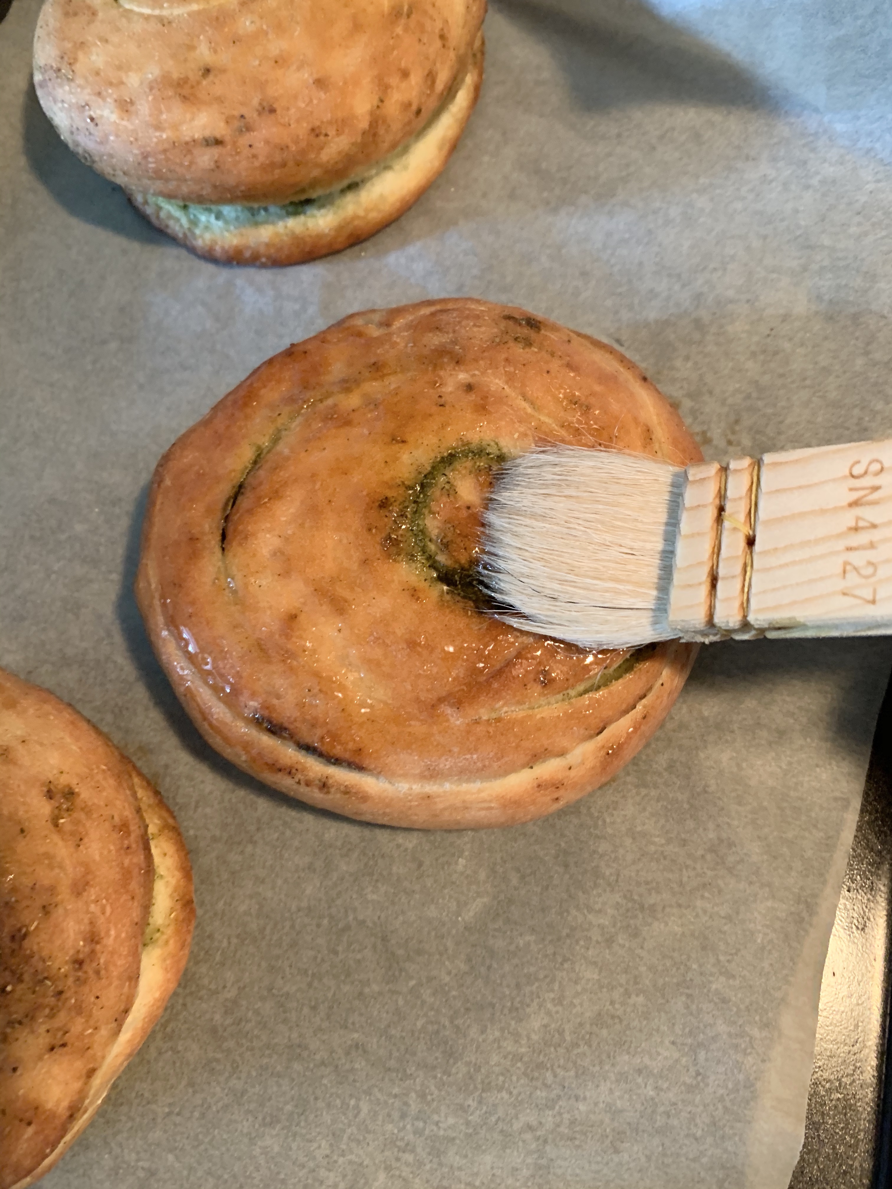 烤香豆粉甜旋饼的做法 步骤17