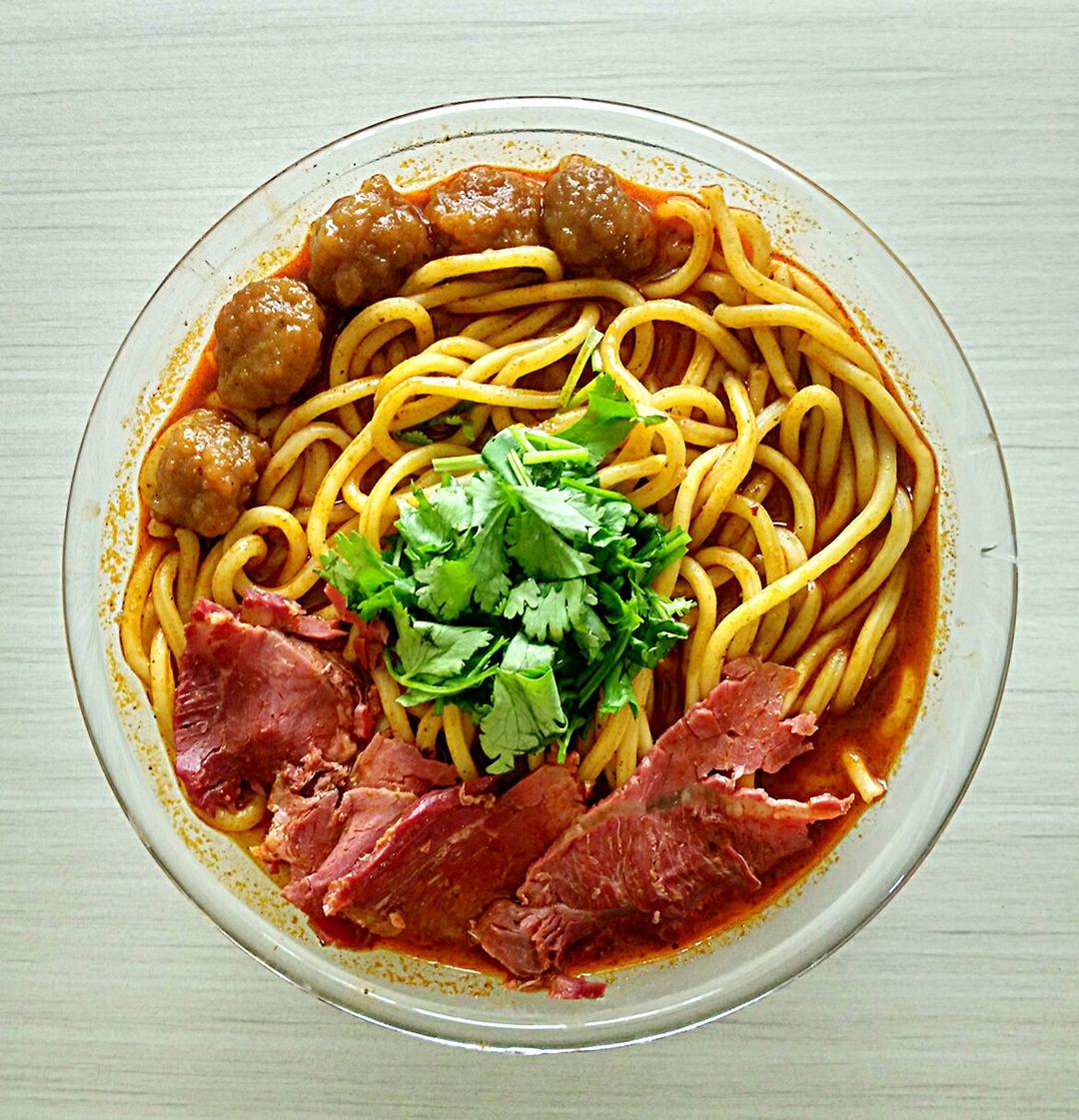 临汾牛肉丸子面