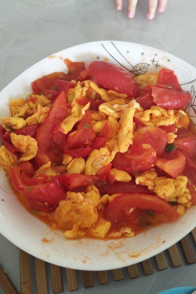 手凉的菇凉丶做的西红柿炒鸡蛋