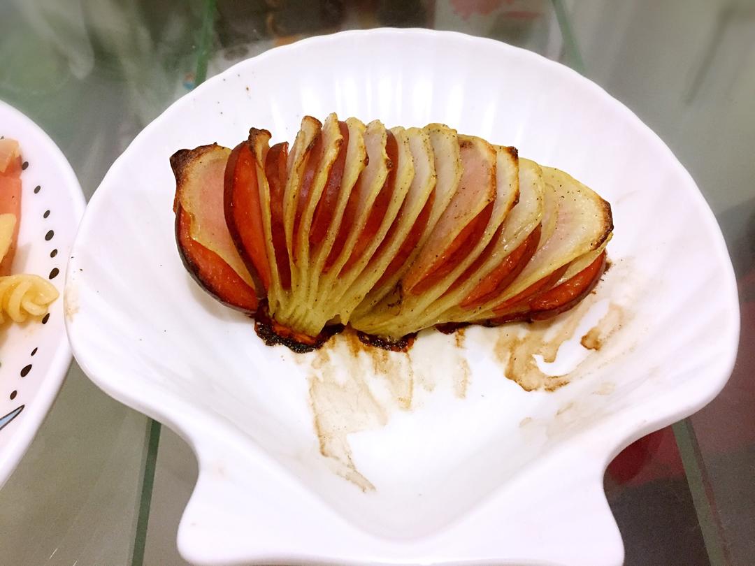 欣欣908做的烤蓑衣土豆