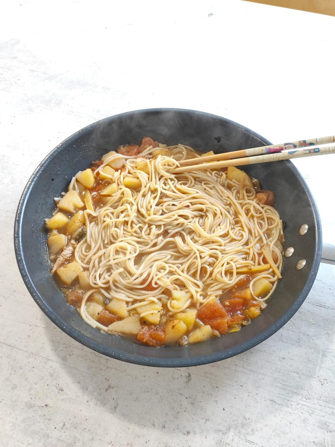养胃西红柿土豆汤面