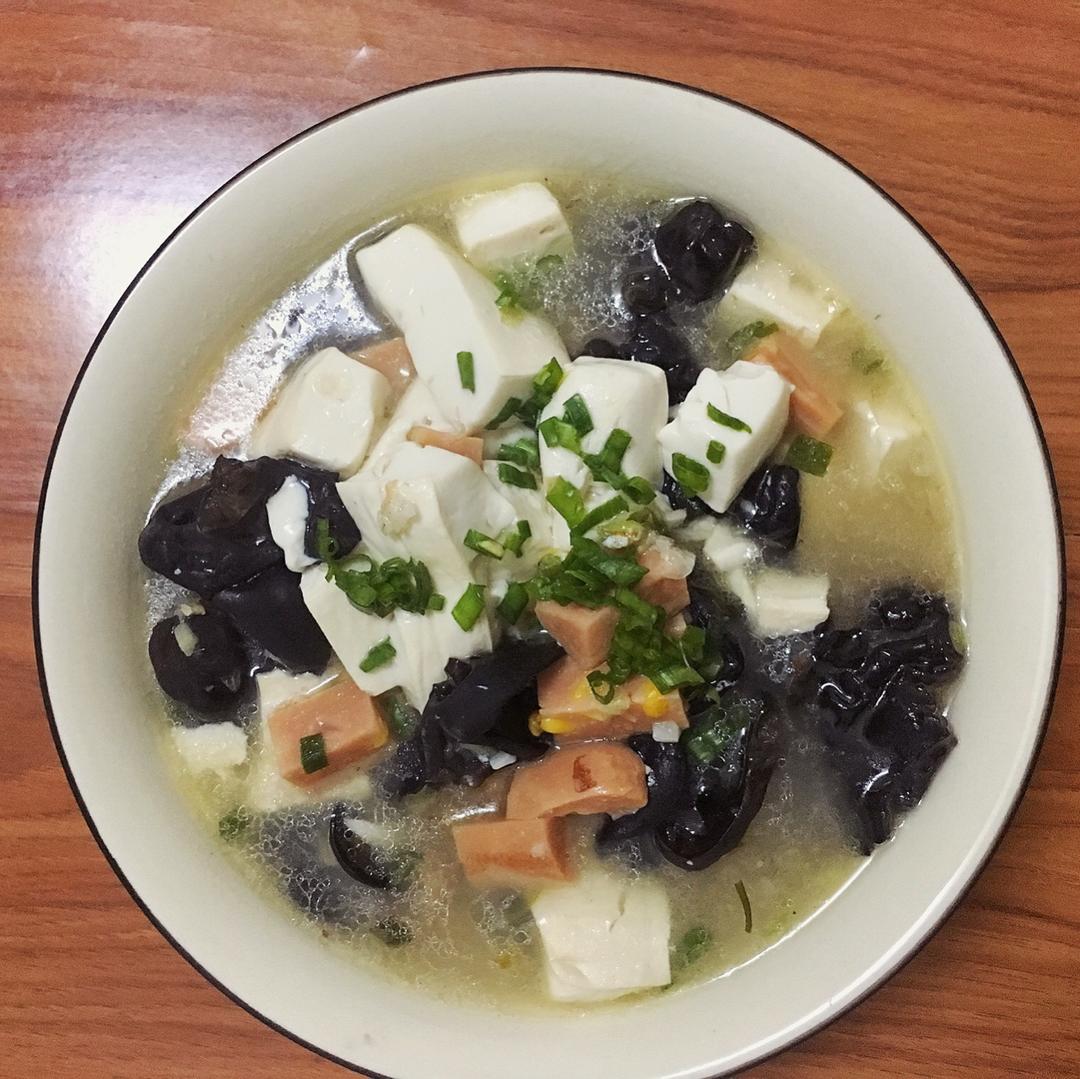 排毒木耳豆腐羹