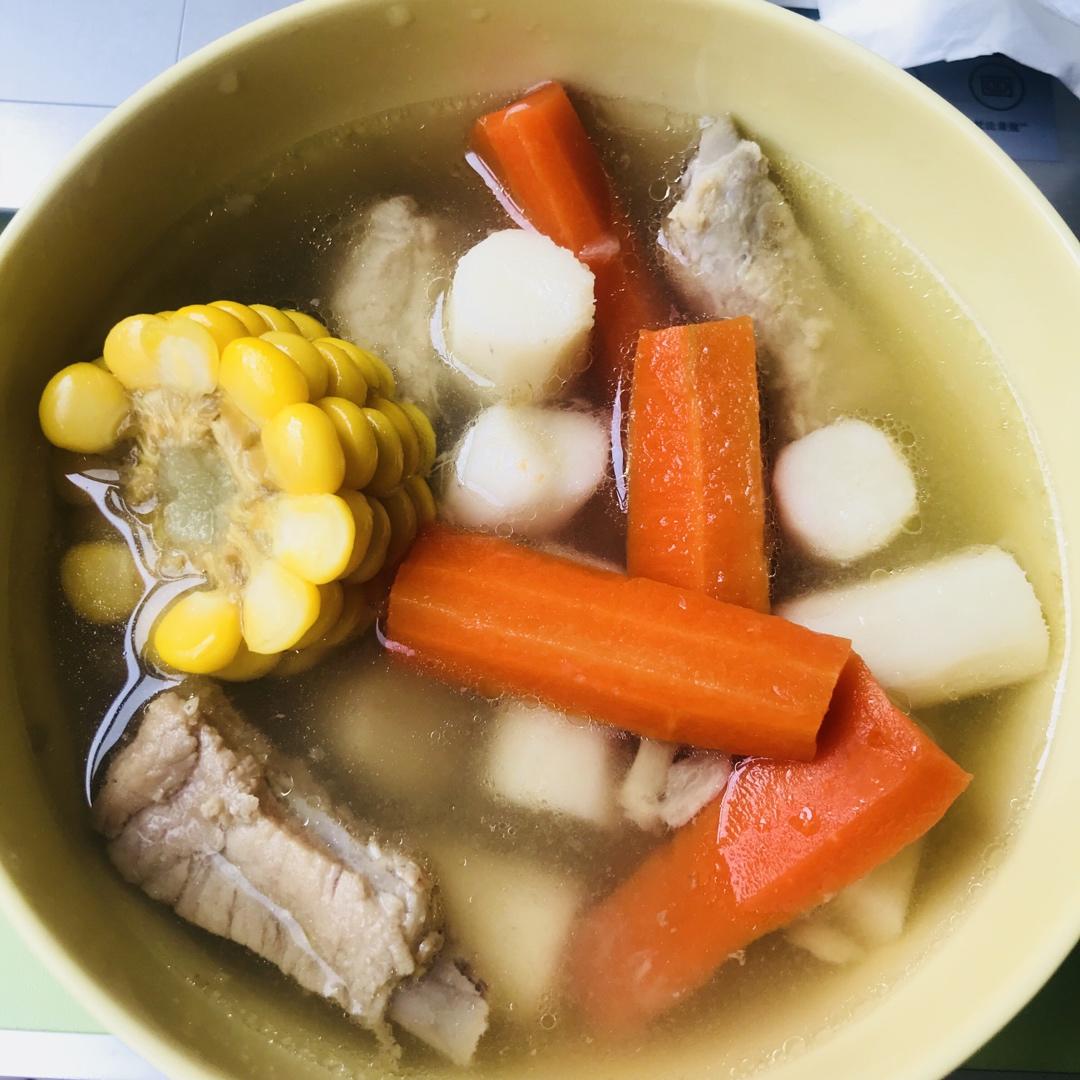 山药玉米排骨汤