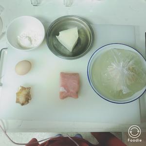 豆腐肉丸|软嫩补铁的宝宝辅食的做法 步骤1