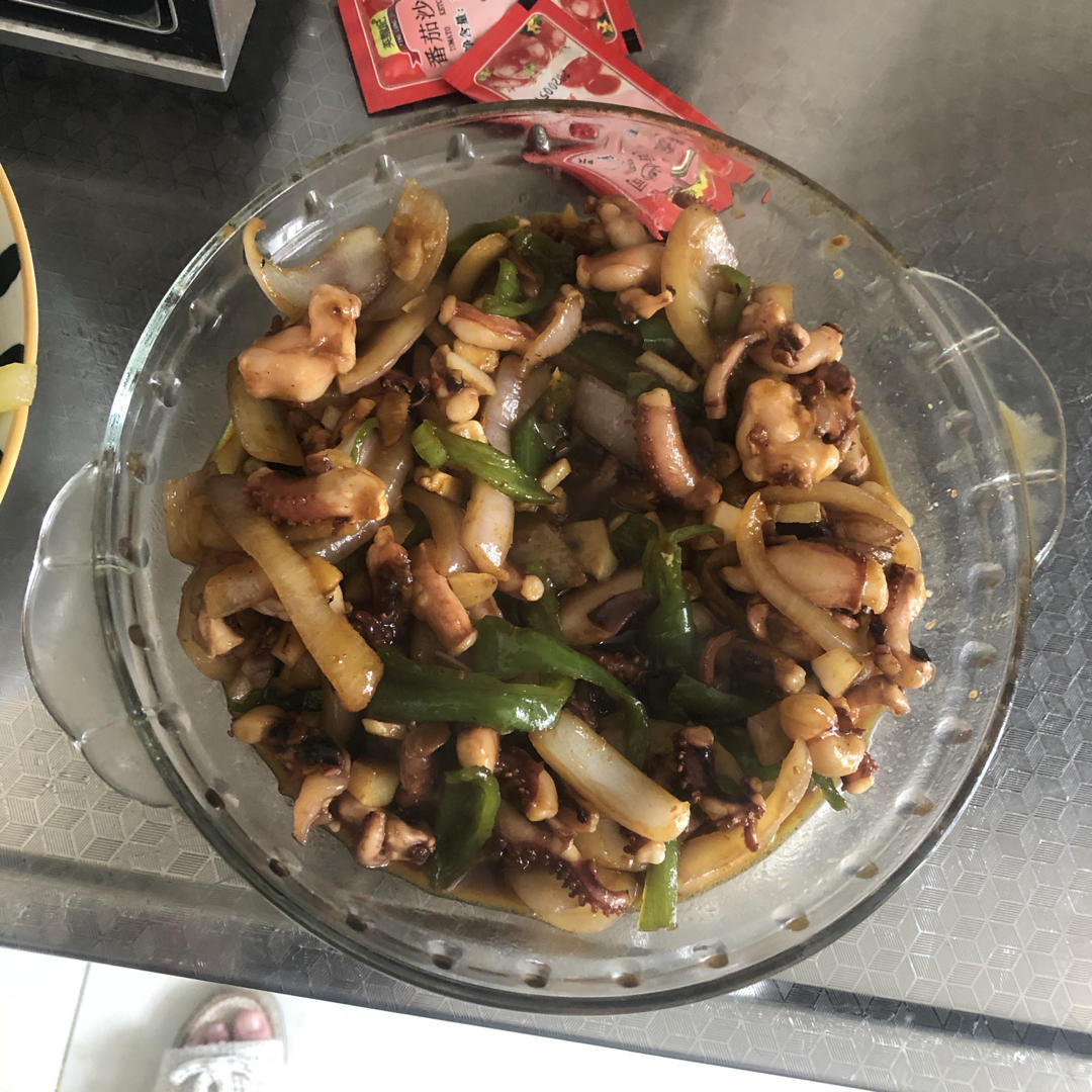 洋葱爆炒鱿鱼