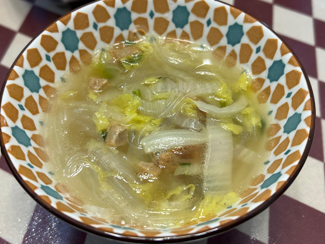 白菜粉丝汤