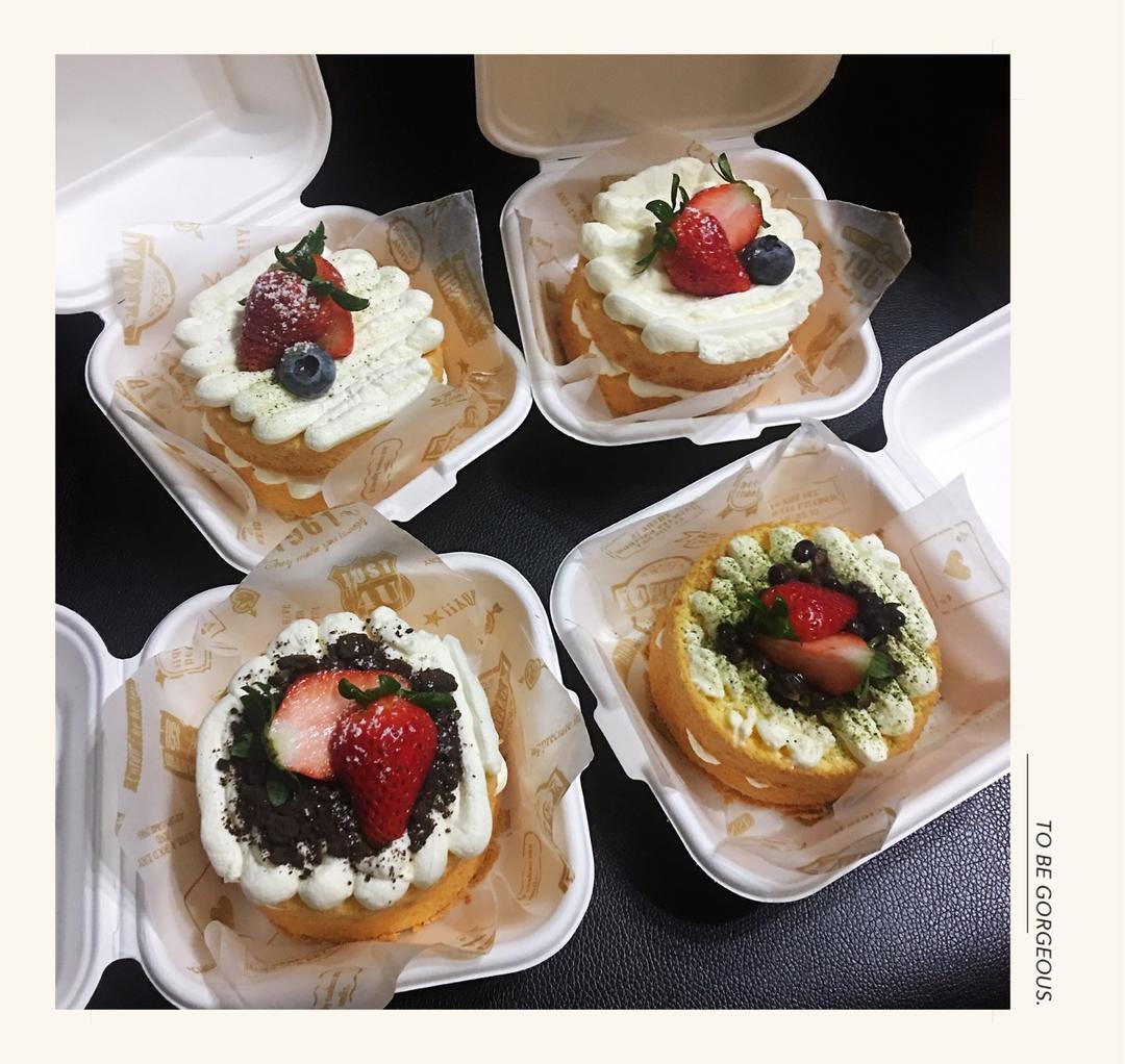 风靡ins便当盒子蛋糕