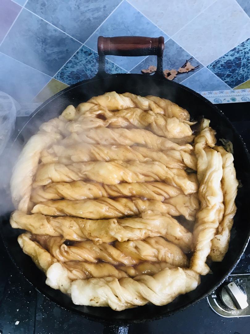 懒人饭豆角粘卷子一锅出