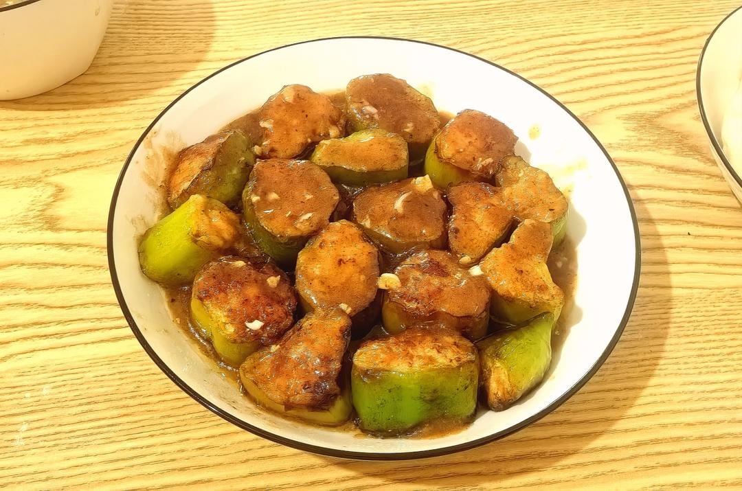 青椒酿肉的做法