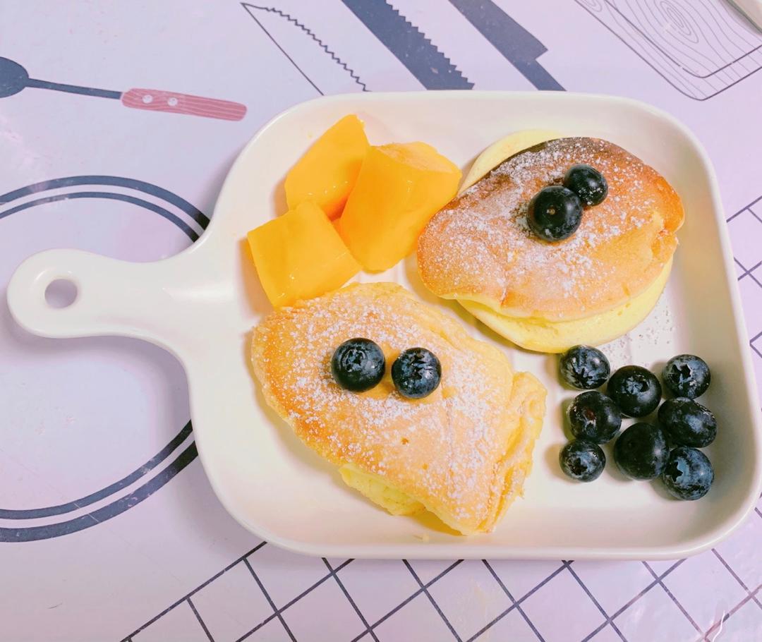 原味无油日式舒芙蕾厚松饼