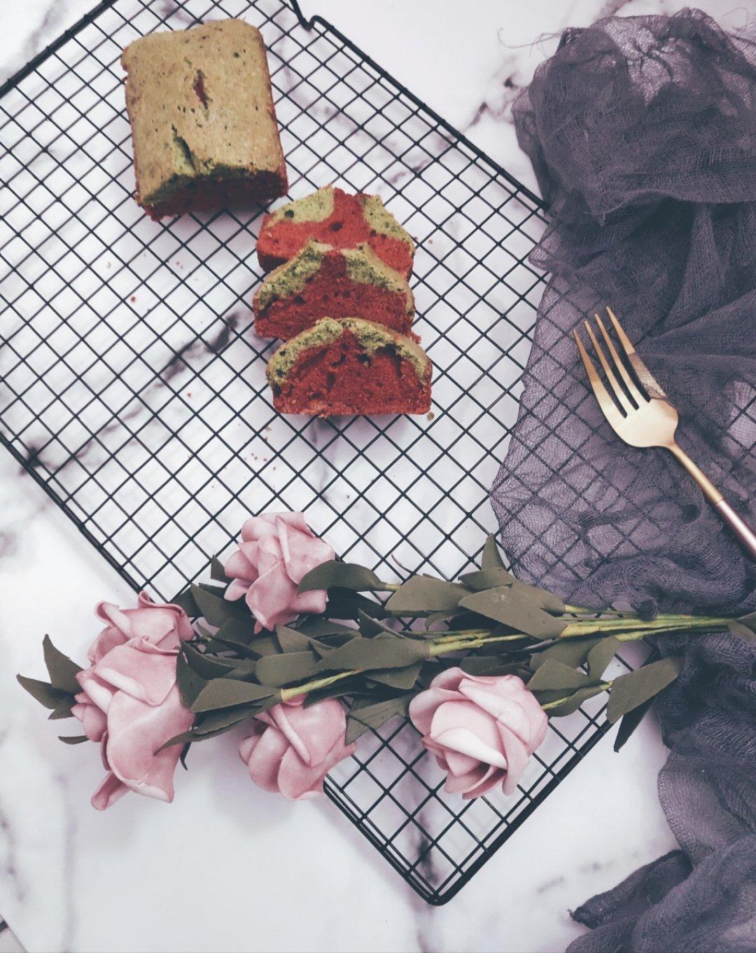 圣诞节也不吃胖的红丝绒百香果磅蛋糕