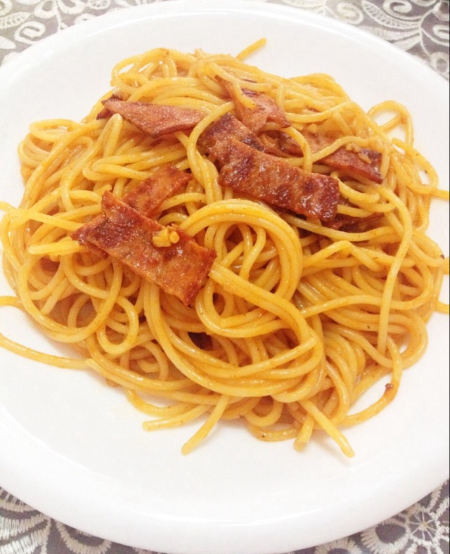 培根番茄意大利面