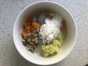 宝宝辅食虾仁蛋饼➕紫菜豆腐羹的做法 步骤2