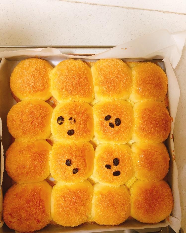 椰蓉餐包（一次发酵，玉米油版，或黄油）