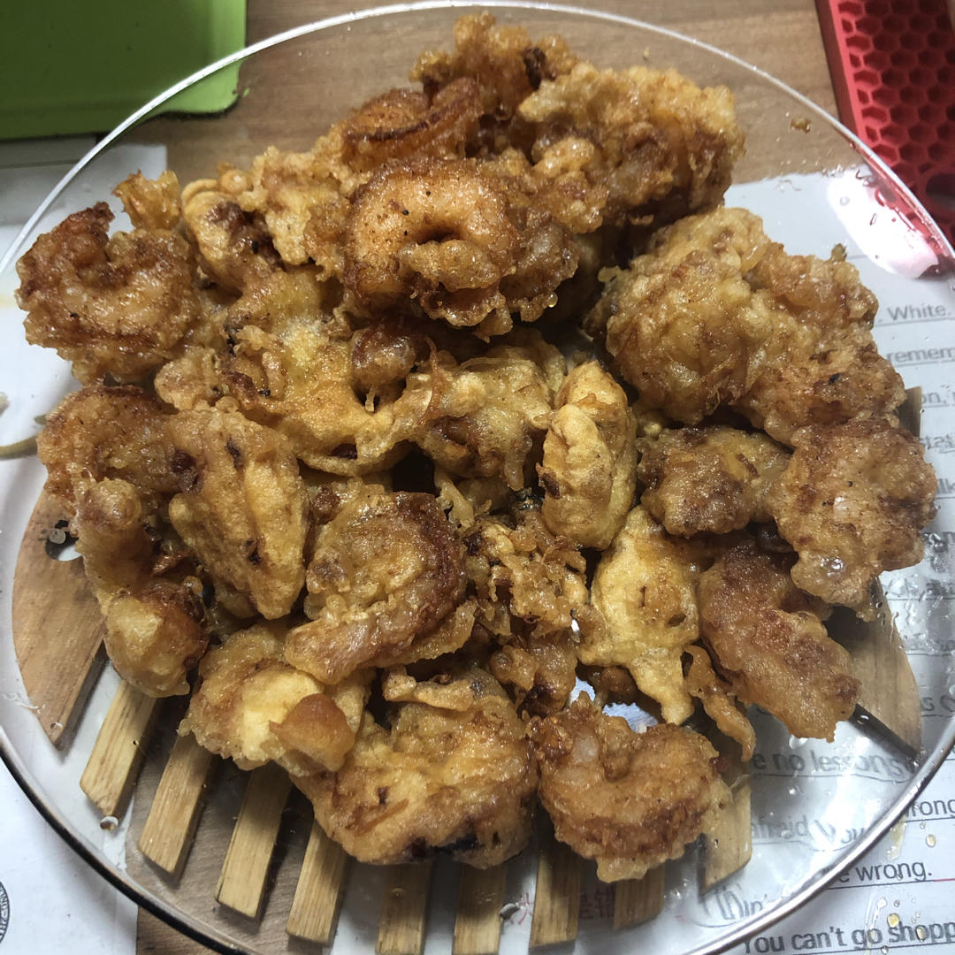 好吃停不下来椒盐虾仁❗️外酥里嫩❗️