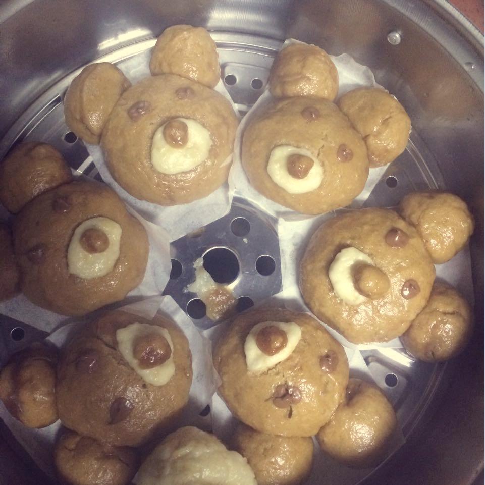 宝宝最爱吃——小熊红糖馒头 （8个月以上）