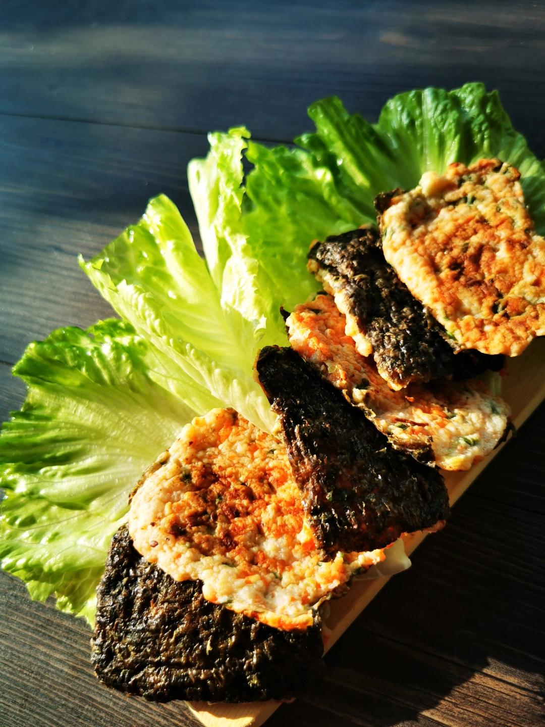 戏食记--海苔虾饼