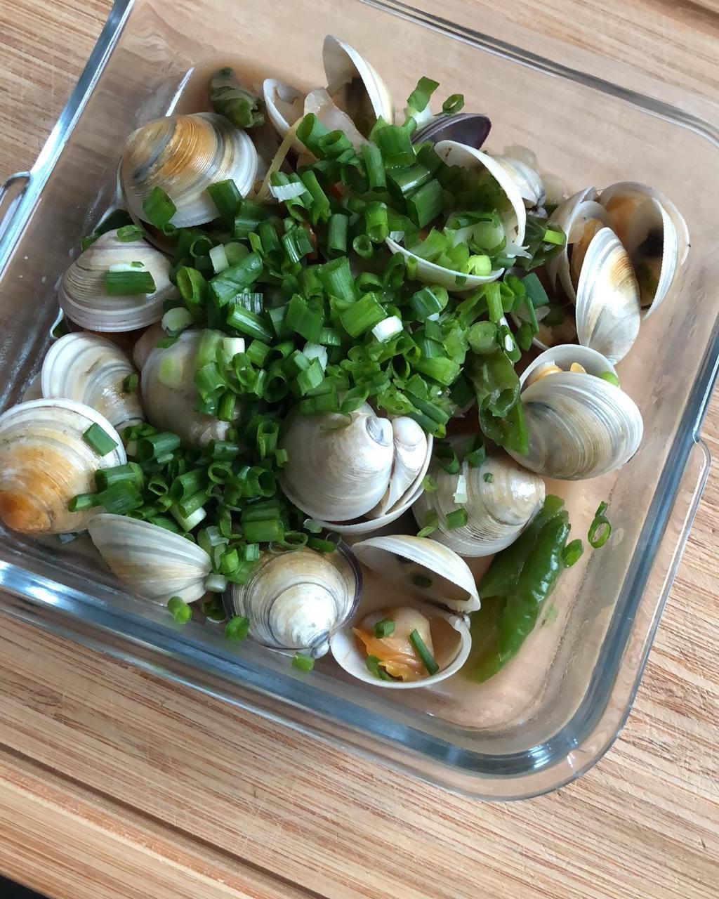 葱油花蛤（麻麻的拿手菜）