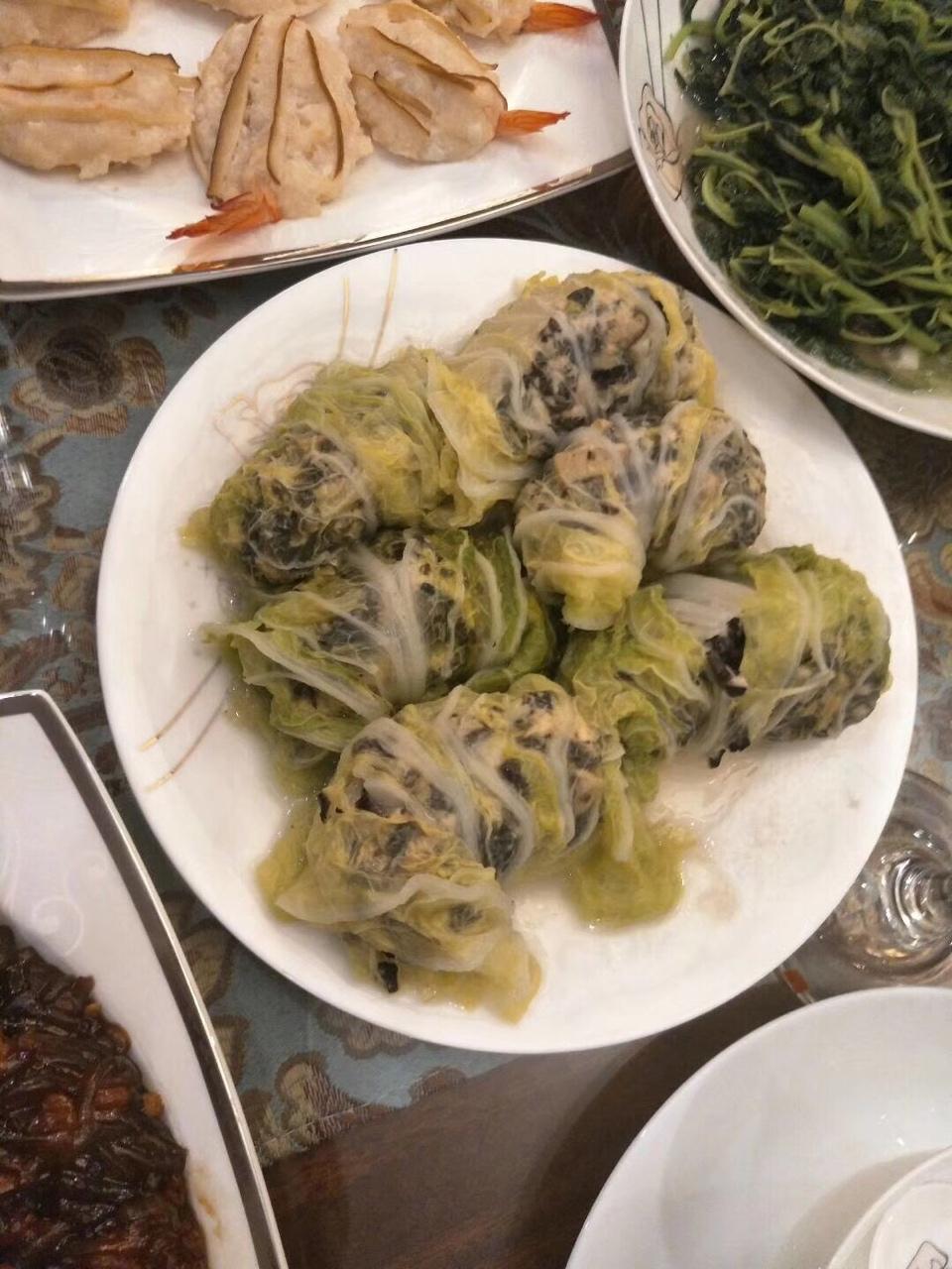 肉酿白菜卷