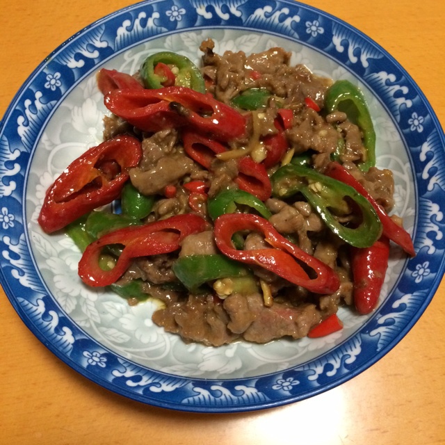 青椒牛柳