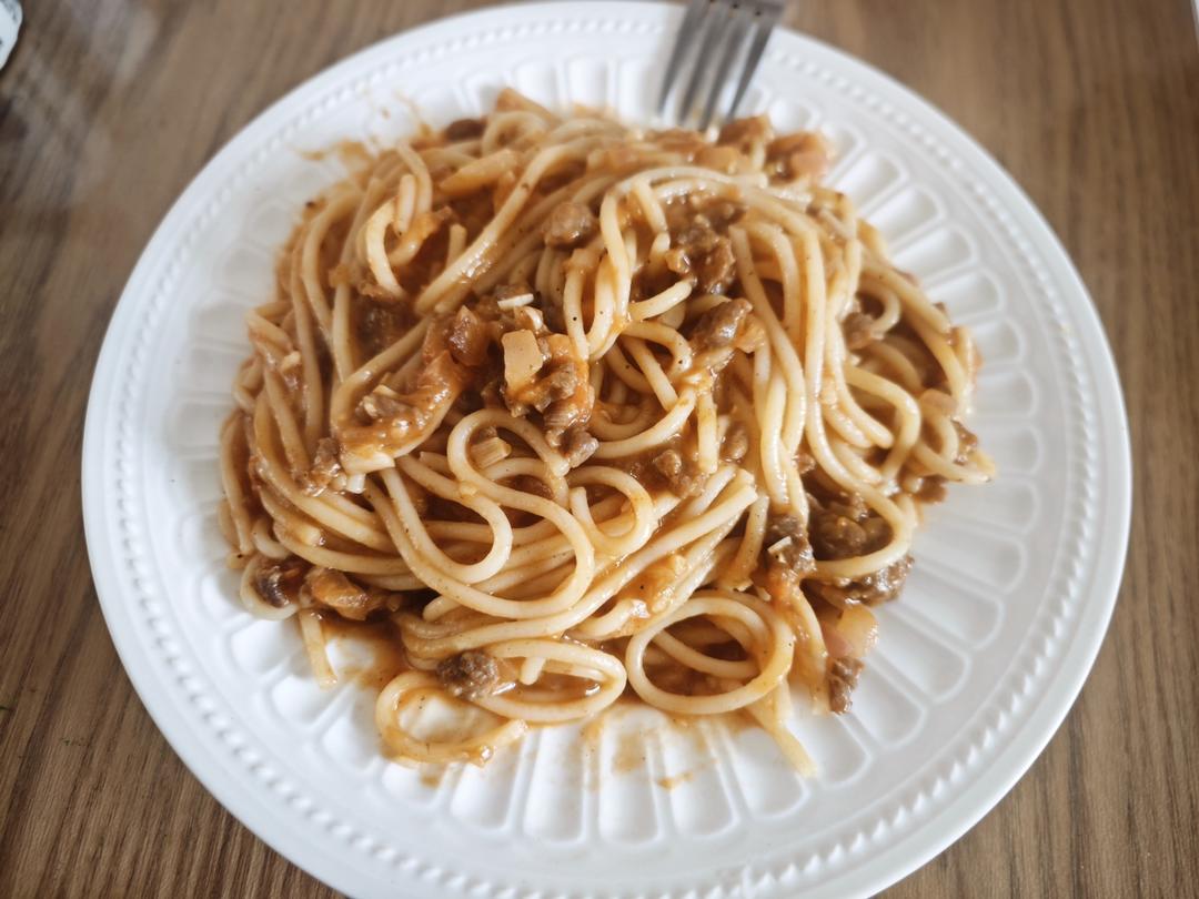 【番茄肉酱意面】