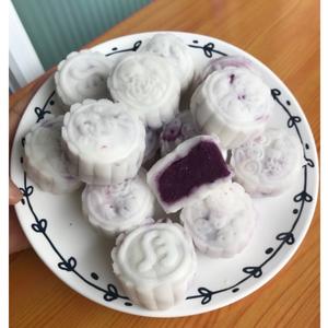 冰皮月饼紫薯馅的做法 步骤13